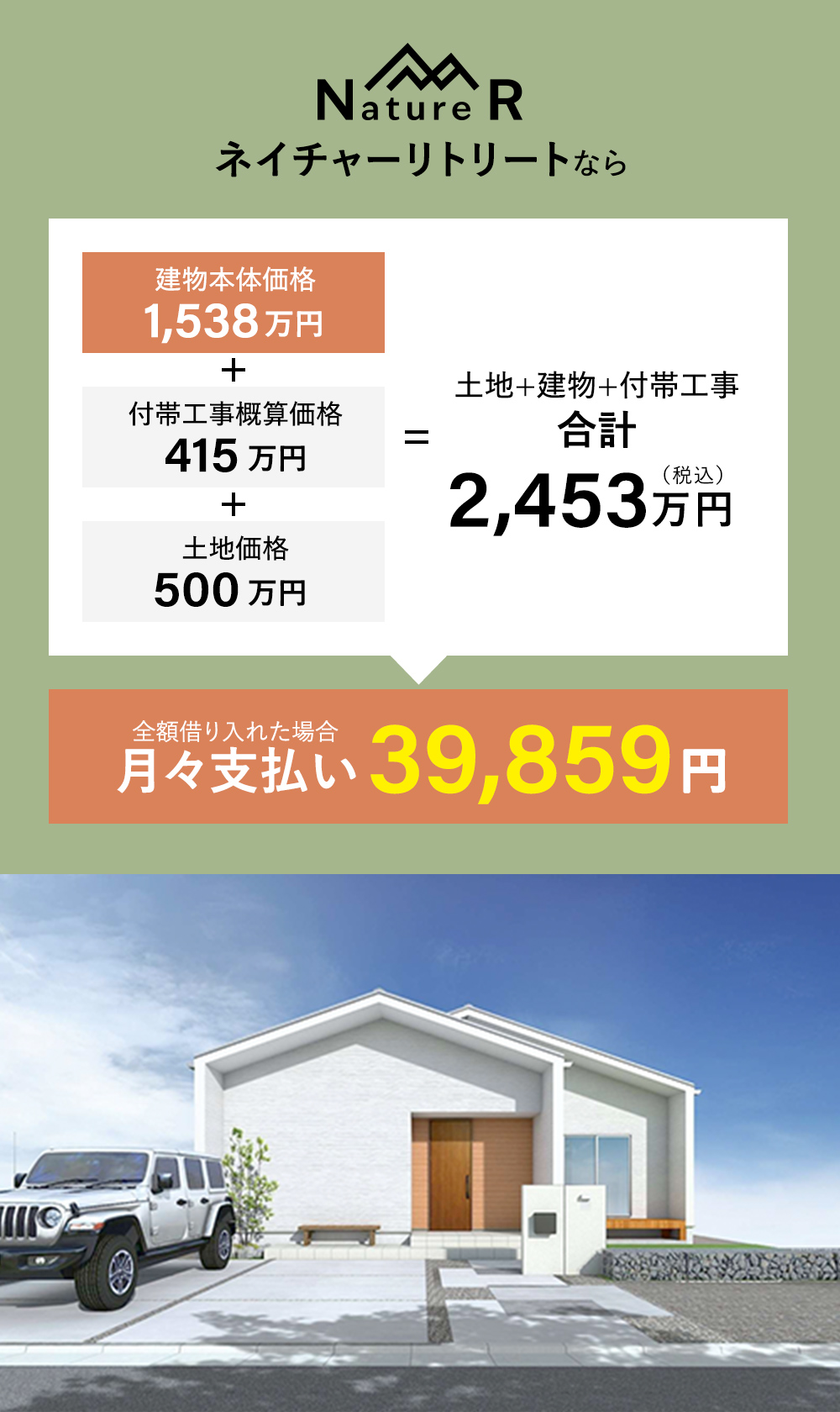 ネイチャーリトリートの場合